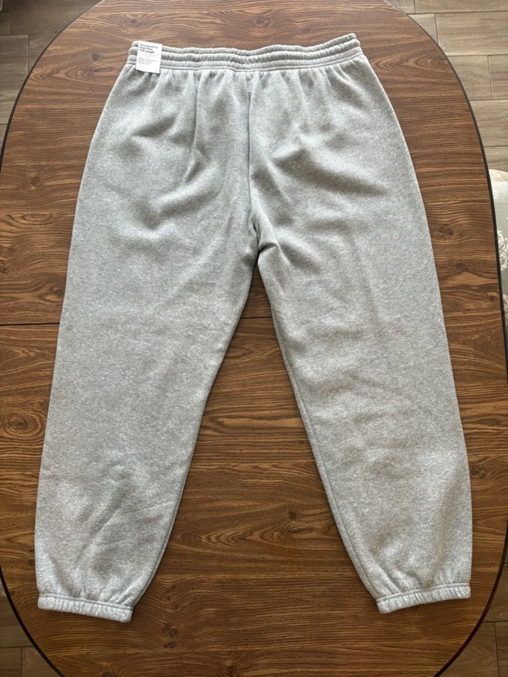 NWT Nike Light Gray High Rise Oversized Fit Fleece Jogger Sweatpants Size XL